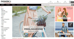 Desktop Screenshot of fashion24.de