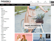Tablet Screenshot of fashion24.de